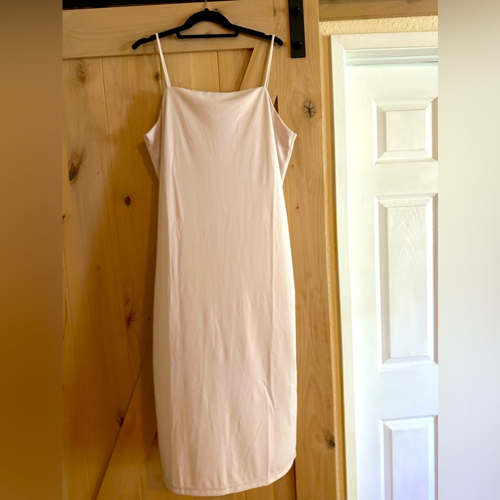Keyhole cutout Slit Strappy Dress